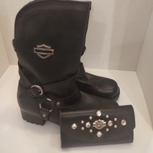 Harley-Davidson  Lovers boots and wallet